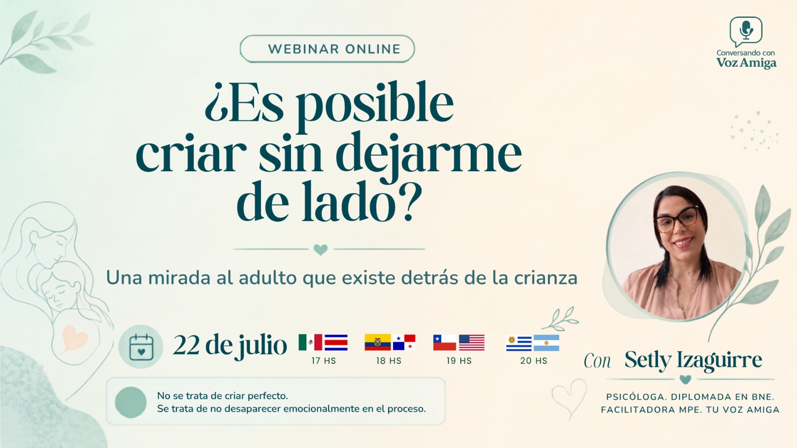 Webinar Julio 2026 - Con Tu Voz Amiga